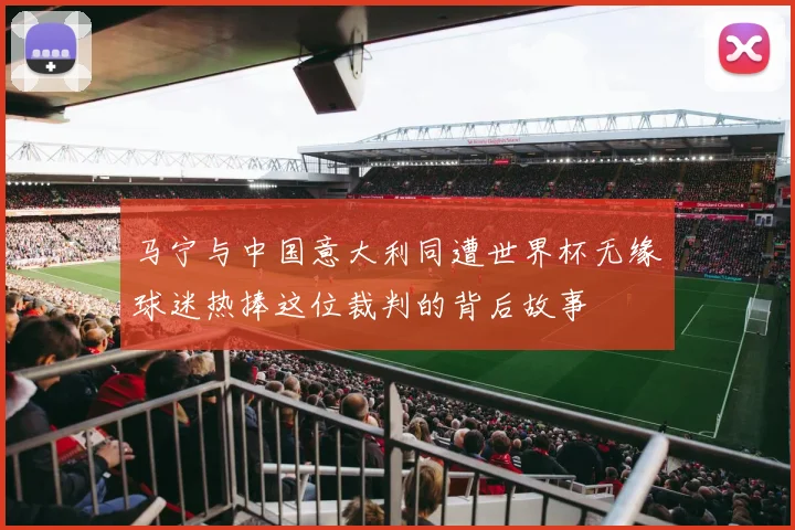 马宁与中国意大利同遭世界杯无缘球迷热捧这位裁判的背后故事